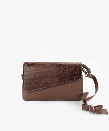 کیف دوشی زنانه چرم لانکا Lanka Leather کد HBM-17