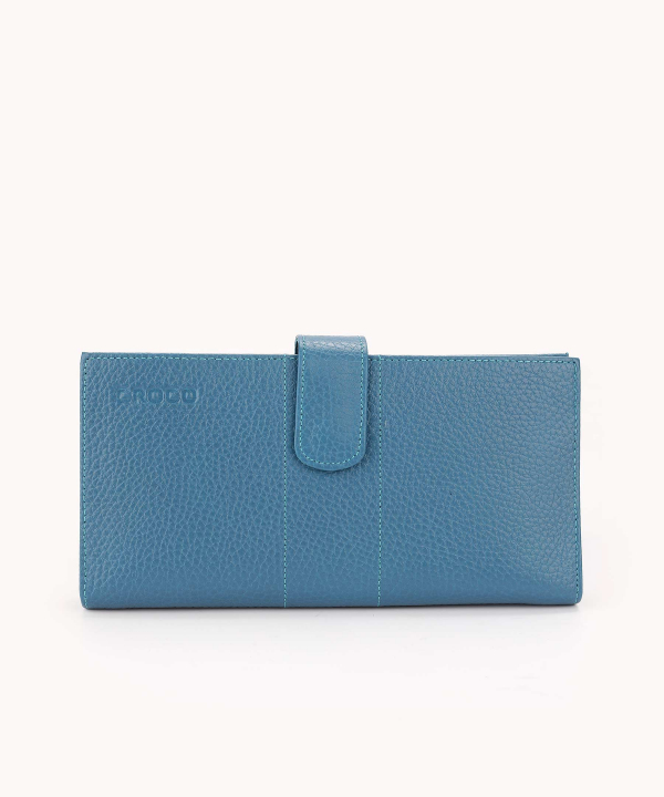 کیف پول زنانه چرم طبیعی چرم کروکو Croco Leather مدل لاتینا