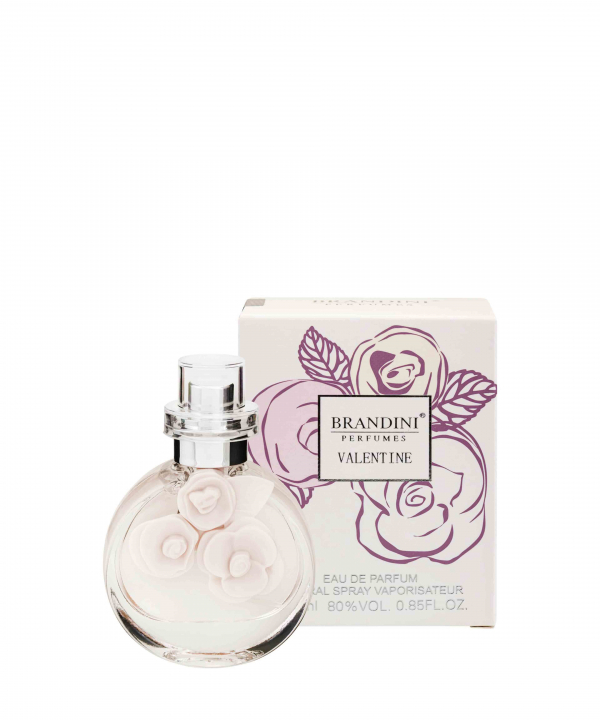 عطر جیبی زنانه برندینی Brandini مدل Valentine حجم 25 میلی‌لیتر