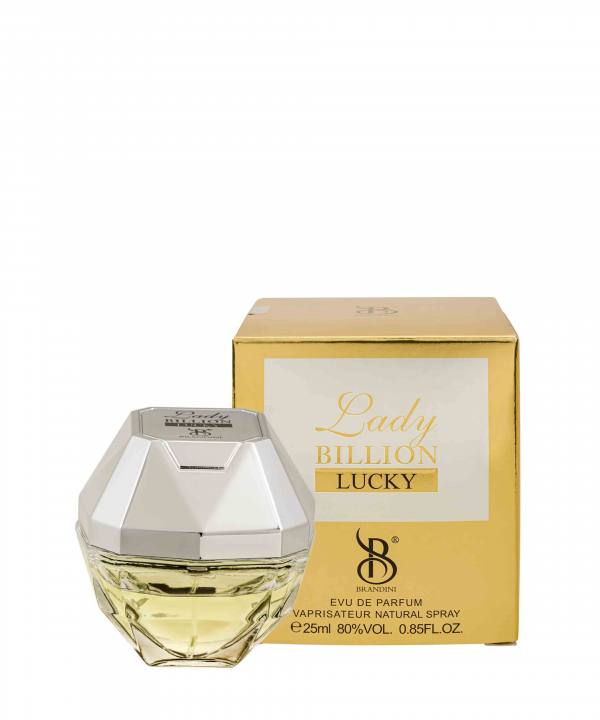 عطر جیبی زنانه برندینی Brandini مدل Lady Billion Lucky حجم 25 میلی‌لیتر