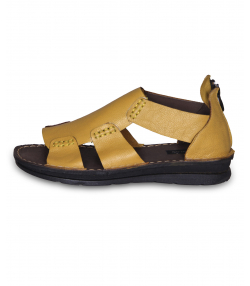 صندل زنانه چرم طبیعی شهر چرم Leather City کد F4089
