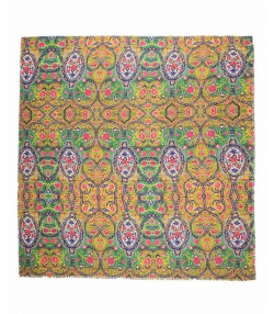 روسری نخی طرح کاشی