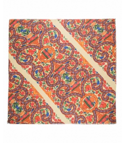 روسری نخی طرح کاشی