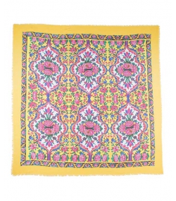 روسری نخی طرح کاشی