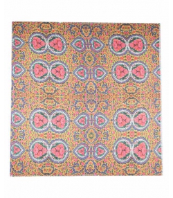 روسری نخی طرح کاشی