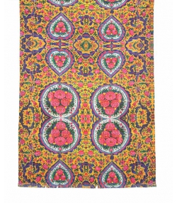 شال نخی طرح کاشی