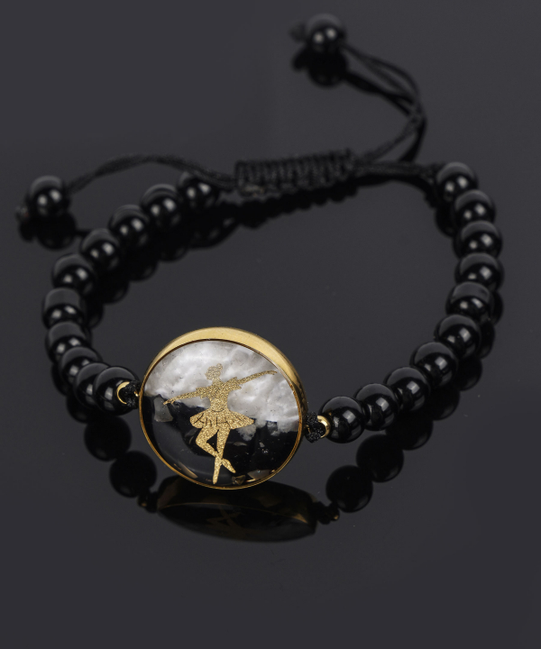 دستبند زنانه سام نورزاده Noorzadeh Gold Art طرح بالرین کد 50