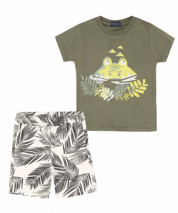 ست تیشرت و شلوارک پسرانه برندس Brands کد br31035