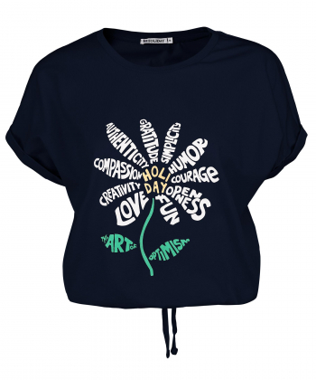 تیشرت یقه گرد زنانه هالیدی Holiday مدل 627104