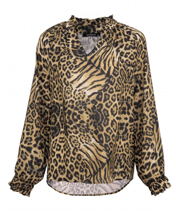 بلوز طرح دار زنانه گردیه Gordye کد 304190