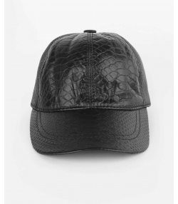 کلاه نقاب دار چرم کروکو Croco Leather مدل Rock پیتون