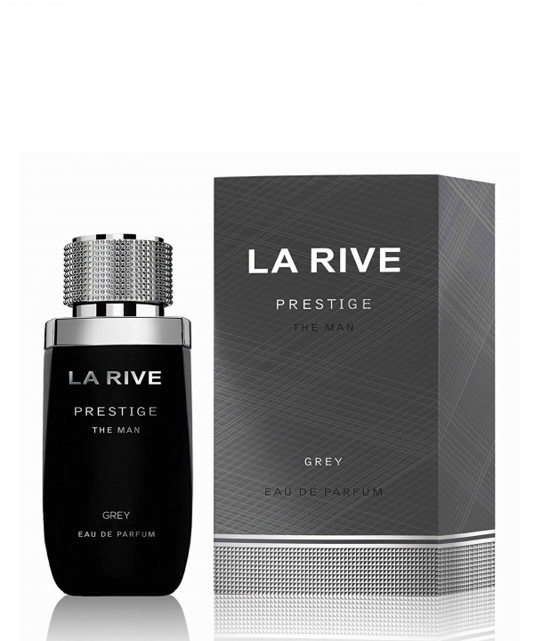 ادوتویلت مردانه لا ریو La Rive مدل Prestige Grey حجم 75 میلی‌لیتر