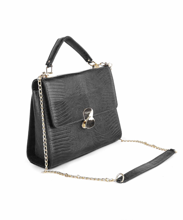 کیف دوشی زنانه چرم کروکو Croco Leather مدل آناستازیا