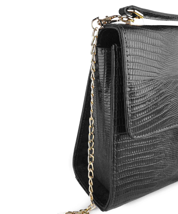 کیف دوشی زنانه چرم کروکو Croco Leather مدل آناستازیا