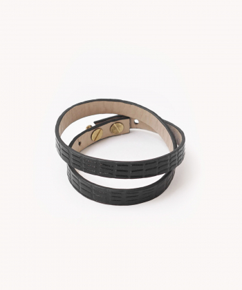 دستبند چرم طبیعی چرم لانکا Lanka Leather کد BBM-6