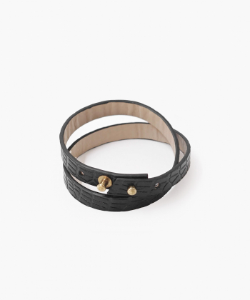 دستبند چرم طبیعی چرم لانکا Lanka Leather کد BBM-6
