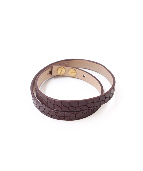 دستبند چرم طبیعی چرم لانکا Lanka Leather کد BBM-6