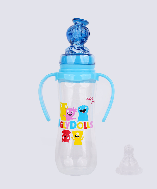 شیشه شیر عروسکی بی بی لند Baby Land کد 1-0554 حجم 240 میلی‌لیتر