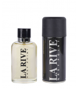 ست ادوتویلت و اسپری دئودورانت مردانه لا ریو La Rive مدل Grey Point حجم 90 میلی لیتر