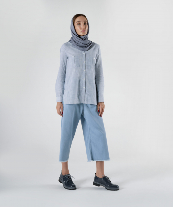 شومیز لینن زنانه گردیه Gordye کد 307224
