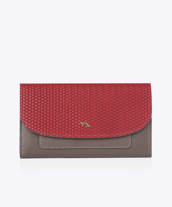 کیف پول زنانه چرم طبیعی چرم مشهد Mashad Leather مدل D0311
