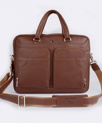 کیف اداری مردانه چرم طبیعی چرم مشهد Mashad Leather مدل A0583-064