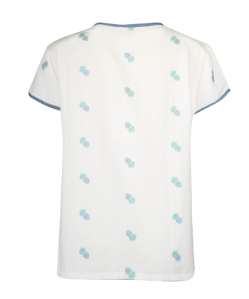 تیشرت طرح دار زنانه آروما Aroma کد 20504993