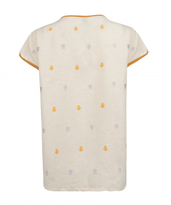 تیشرت طرح دار زنانه آروما Aroma کد 20504993