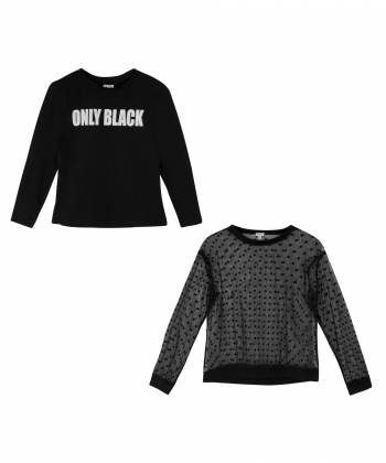 ست رویه و تیشرت دخترانه او وی اس OVS کد 1512621