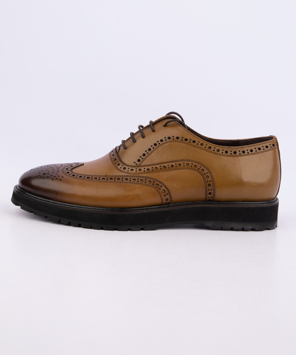 کفش مردانه چرم طبیعی چرم مشهد Mashad Leather کد J6123