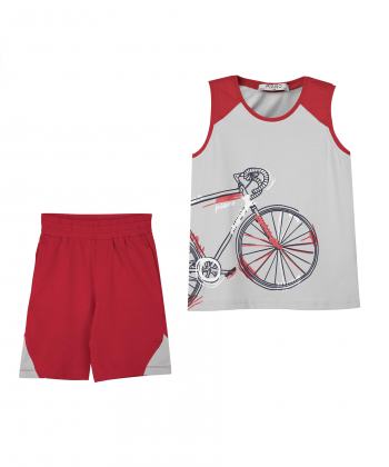 ست تاپ و شلوارک پسرانه پیانو Piano کد 1937