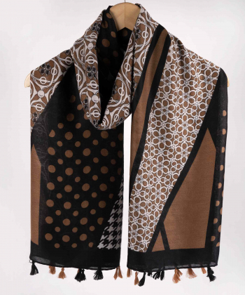 شال طرح دار زنانه جوتی جینز JootiJeans کد 11978203
