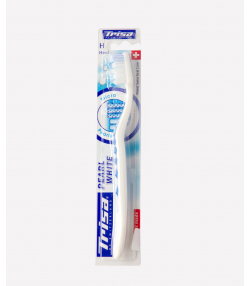 مسواک با برس سخت تریزا Trisa مدل Pearl White
