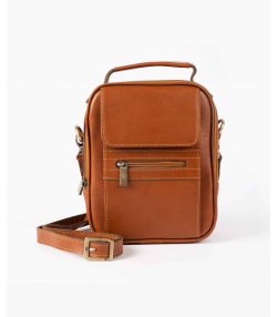 کیف دوشی چرم طبیعی چرم لانکا Lanka Leather کد CBM-6
