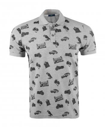 پولوشرت طرح دار مردانه آر ان اس RNS کد 12020798