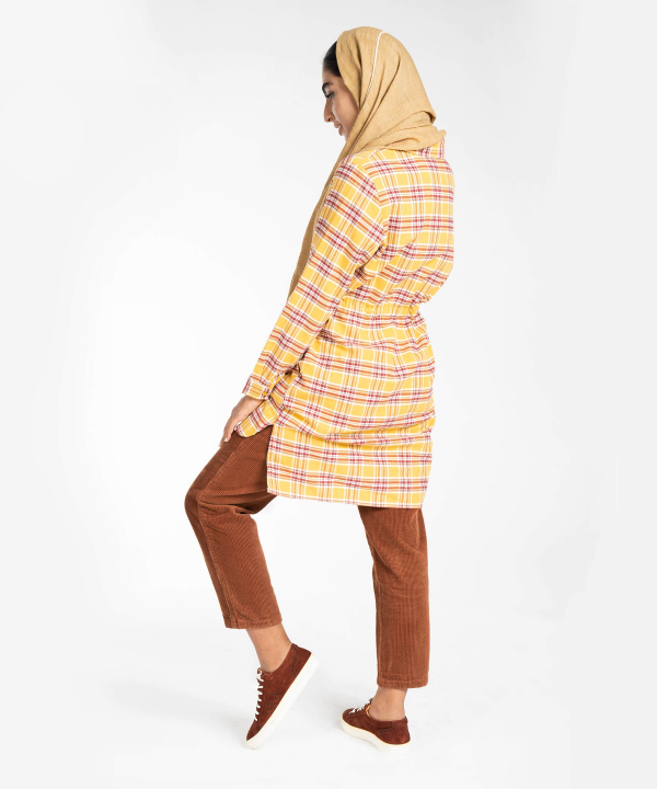 مانتو چهارخانه جین وست Jeanswest کد 03231505