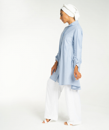 مانتو نخی طرح دار جین وست Jeanswest کد 01242552
