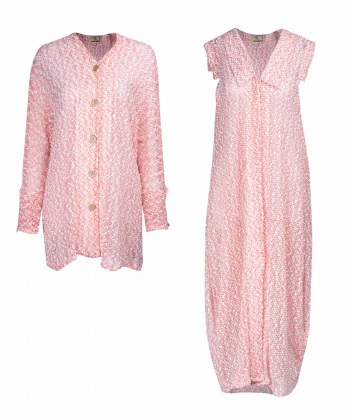 مانتو بافت دو تکه نیونیل Newnil کد BAF40