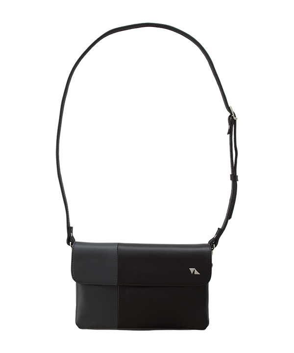 کیف چرم زنانه مشکی دوشی چرم مشهدMashhad leather مدل S5075