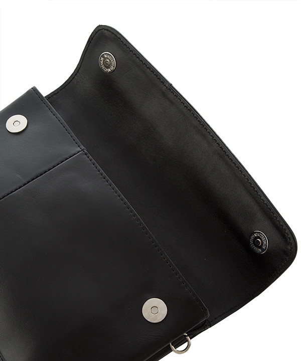 کیف چرم زنانه مشکی دوشی چرم مشهدMashhad leather مدل S5075
