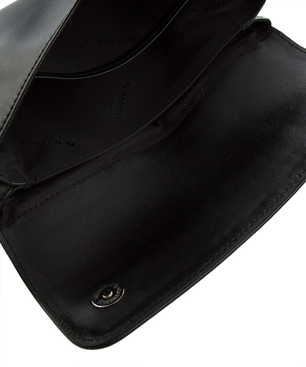 کیف چرم زنانه مشکی دوشی چرم مشهدMashhad leather مدل S5075