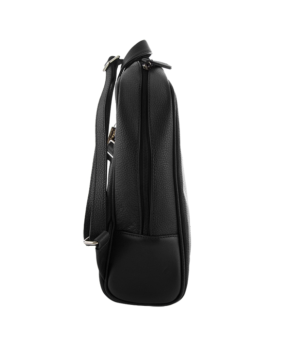 کوله پشتی چرم زنانه مشکی چرم مشهد Mashhad leather مدل S0682