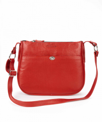 کیف دوشی زنانه چرم طبیعی شیفر Shifer مدل 9540A