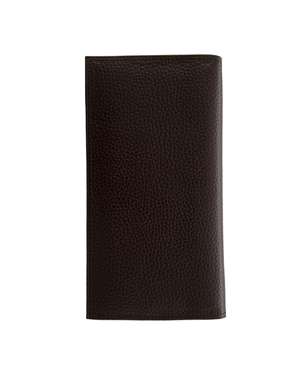 کیف پول چرم مردانه قهوه ای چرم مشهدMashhad leather مدل D0241