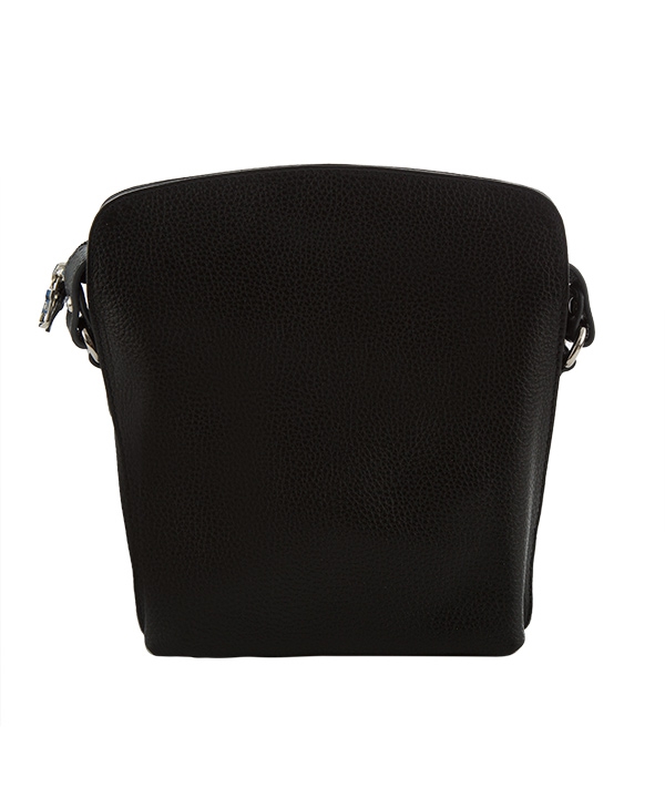 کیف دوشی چرم زنانه مشکی چرم مشهدMashhad leather مدل S646