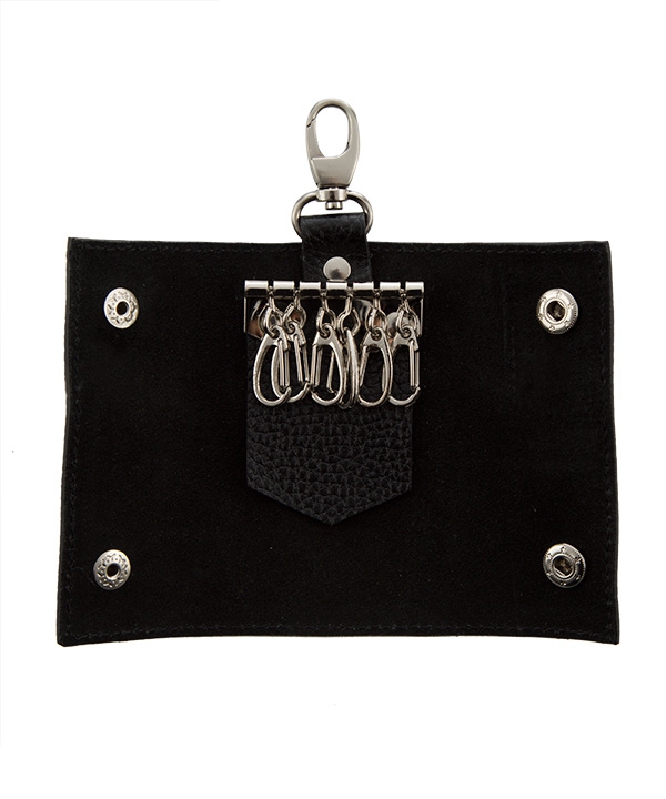 ست چرمی کیف، کمربند و جاکلیدی مشکی چرم مشهدMashhad leather مدل U0010