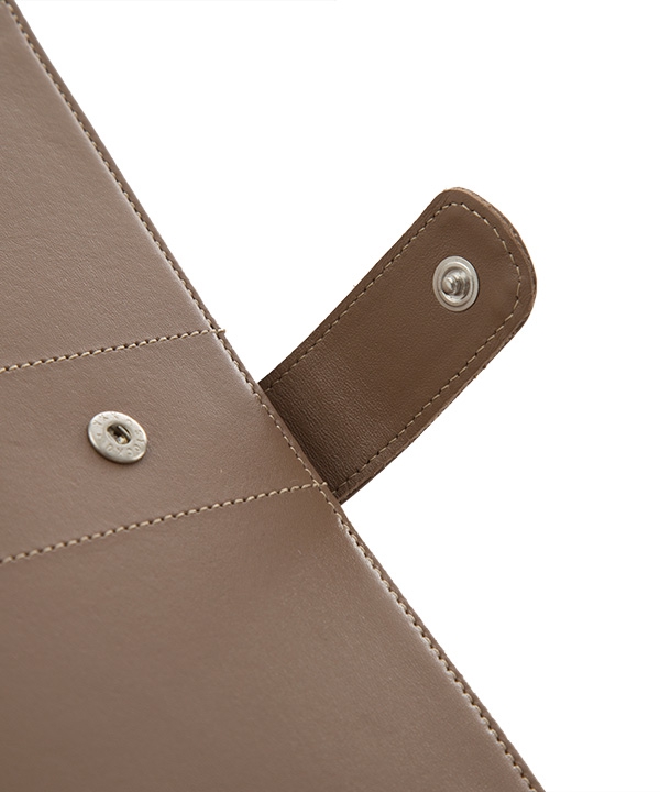 کیف پول چرم زنانه کرم چرم مشهدMashhad leather مدل D5502
