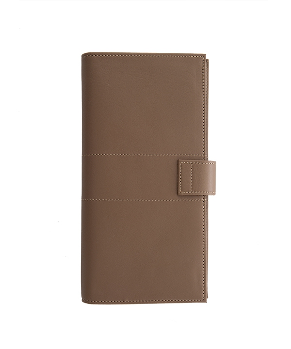 کیف پول چرم زنانه کرم چرم مشهدMashhad leather مدل D5502