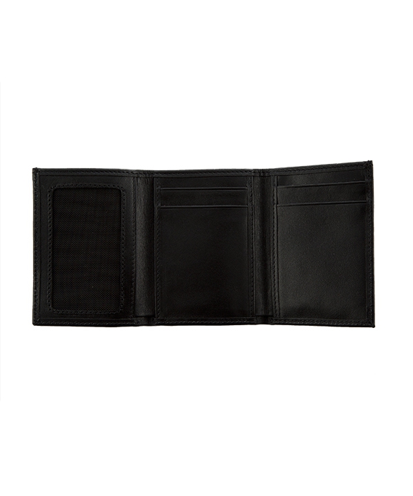ست چرمی کیف پول، جاکارتی و کمربند چرم مشهدMashhad leather مدل U0019 - مشکی