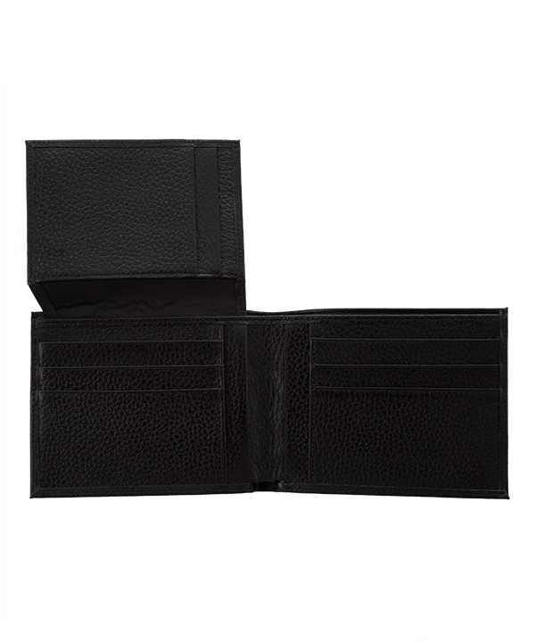کیف پول مردانه چرم طبیعی چرم مشهدMashhad leather مدل D0243 – مشکی
